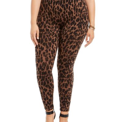 Style & Co Plus Size Basic Printed Leggings